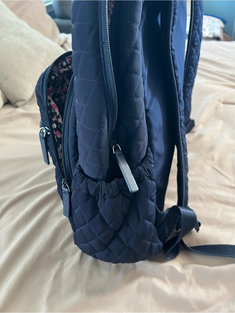 Vera Bradley quilted navy
